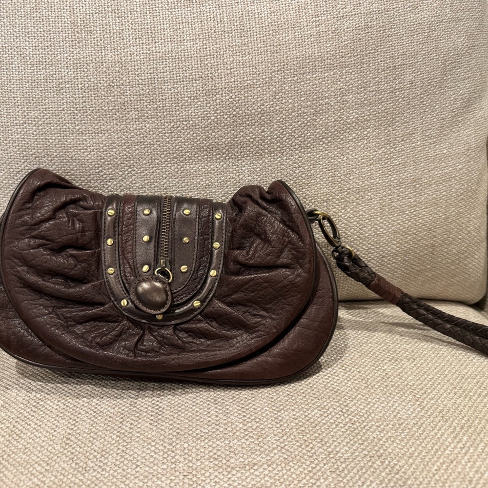 Elegant Brown Leather Women's Bag